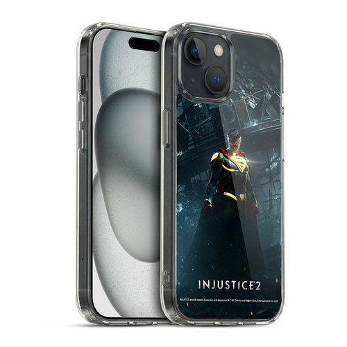 Injustice 2 Characters Superman Soft Gel Case for Apple iPhone 15 & MagSafe