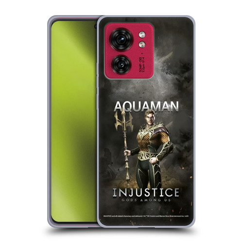 Injustice Gods Among Us Characters Aquaman Soft Gel Case for Motorola Moto Edge 40