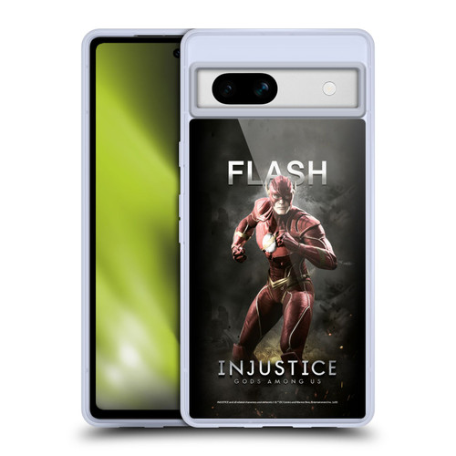 Injustice Gods Among Us Characters Flash Soft Gel Case for Google Pixel 7a