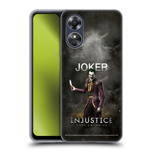 Injustice Gods Among Us Characters Joker Soft Gel Case for OPPO A17