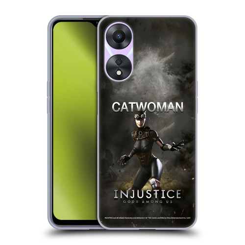 Injustice Gods Among Us Characters Catwoman Soft Gel Case for OPPO A78 4G