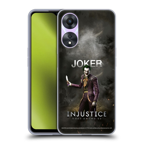 Injustice Gods Among Us Characters Joker Soft Gel Case for OPPO A78 5G