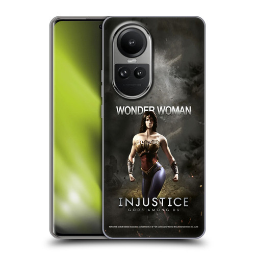 Injustice Gods Among Us Characters Wonder Woman Soft Gel Case for OPPO Reno10 5G / Reno10 Pro 5G
