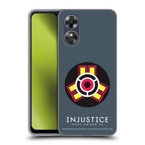 Injustice Gods Among Us Key Art Game Logo Soft Gel Case for OPPO A17