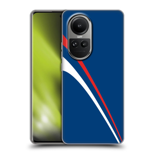 Ameritech Graphics Red And White Lines Soft Gel Case for OPPO Reno10 5G / Reno10 Pro 5G