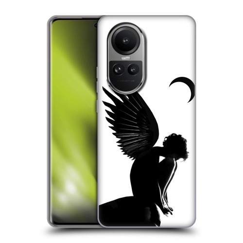 LouiJoverArt Black And White Angel Soft Gel Case for OPPO Reno10 5G / Reno10 Pro 5G