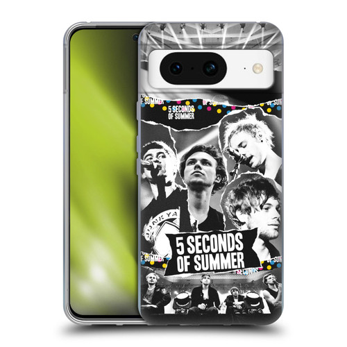 5 Seconds of Summer Posters Torn Papers 1 Soft Gel Case for Google Pixel 8
