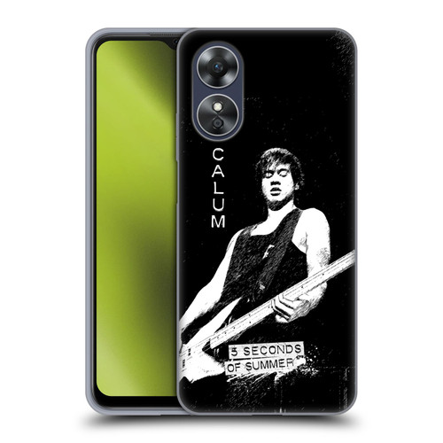 5 Seconds of Summer Solos BW Calum Soft Gel Case for OPPO A17