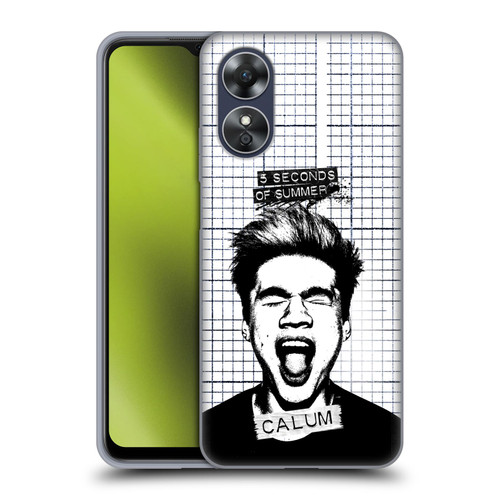 5 Seconds of Summer Solos Grained Calum Soft Gel Case for OPPO A17