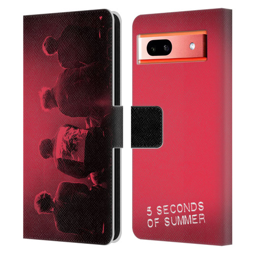5 Seconds of Summer Posters Colour Washed Leather Book Wallet Case Cover For Google Pixel 7a