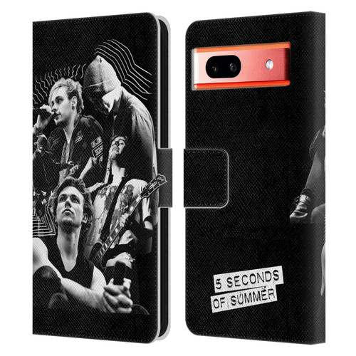 5 Seconds of Summer Posters Punkzine 2 Leather Book Wallet Case Cover For Google Pixel 7a