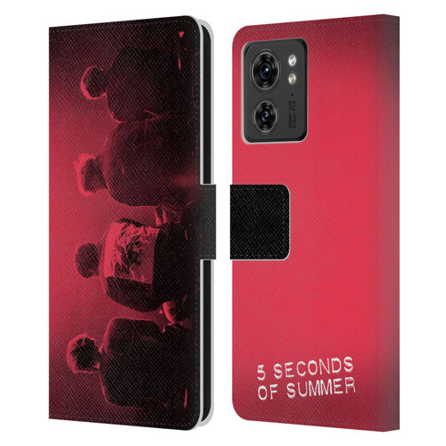5 Seconds of Summer Posters Colour Washed Leather Book Wallet Case Cover For Motorola Moto Edge 40