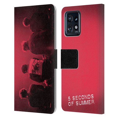 5 Seconds of Summer Posters Colour Washed Leather Book Wallet Case Cover For Motorola Moto Edge 40 Pro
