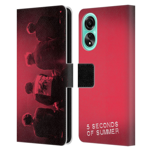 5 Seconds of Summer Posters Colour Washed Leather Book Wallet Case Cover For OPPO A78 5G