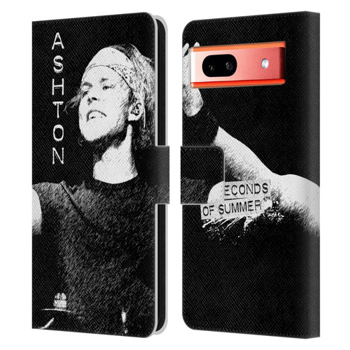 5 Seconds of Summer Solos BW Ashton Leather Book Wallet Case Cover For Google Pixel 7a