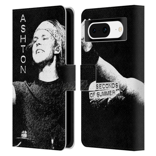 5 Seconds of Summer Solos BW Ashton Leather Book Wallet Case Cover For Google Pixel 8