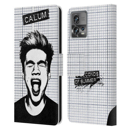 5 Seconds of Summer Solos Grained Calum Leather Book Wallet Case Cover For Motorola Moto Edge 30 Fusion