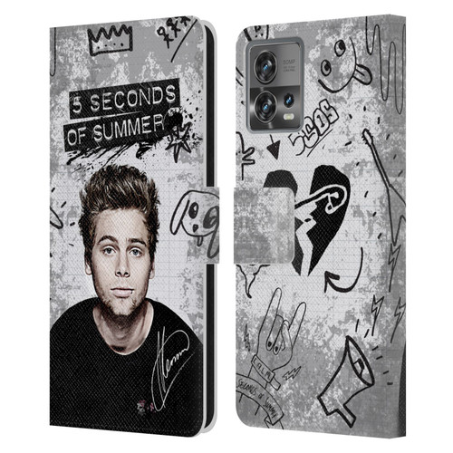 5 Seconds of Summer Solos Vandal Luke Leather Book Wallet Case Cover For Motorola Moto Edge 30 Fusion