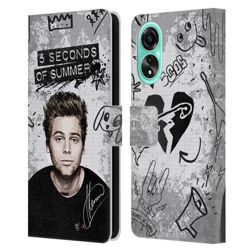 5 Seconds of Summer Solos Vandal Luke Leather Book Wallet Case Cover For OPPO A78 5G
