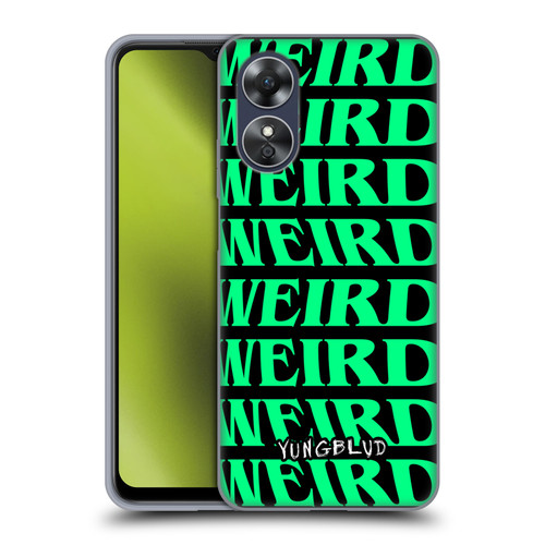 Yungblud Graphics Weird! Text Soft Gel Case for OPPO A17