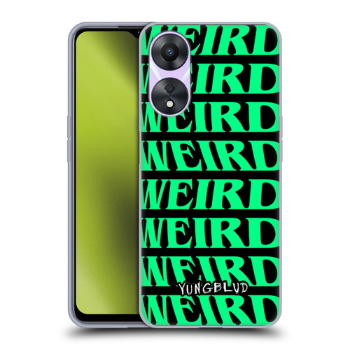 Yungblud Graphics Weird! Text Soft Gel Case for OPPO A78 5G