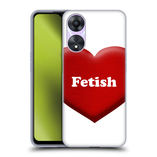 Selena Gomez Key Art Fetish Heart Soft Gel Case for OPPO A78 5G