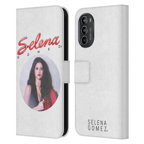 Selena Gomez Revival Kill Em with Kindness Leather Book Wallet Case Cover For Motorola Moto G82 5G
