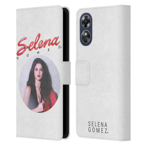 Selena Gomez Revival Kill Em with Kindness Leather Book Wallet Case Cover For OPPO A17