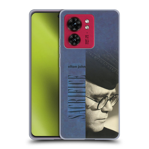 Elton John Artwork Sacrifice Single Soft Gel Case for Motorola Moto Edge 40