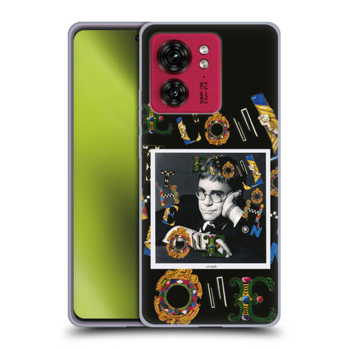 Elton John Artwork The One Single Soft Gel Case for Motorola Moto Edge 40