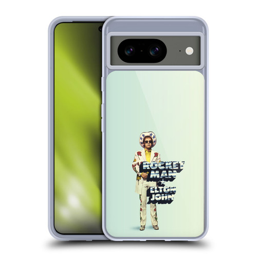 Elton John Artwork Rocket Man Single Soft Gel Case for Google Pixel 8