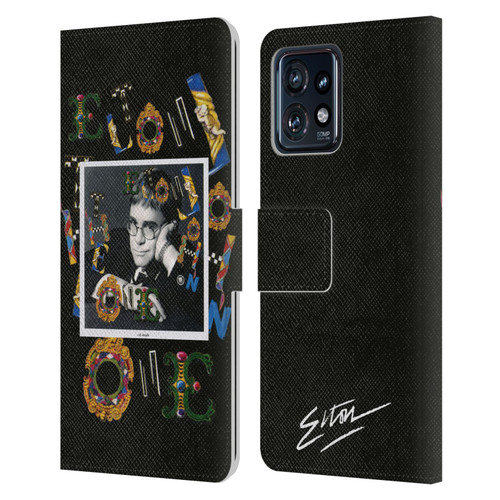 Elton John Artwork The One Single Leather Book Wallet Case Cover For Motorola Moto Edge 40 Pro