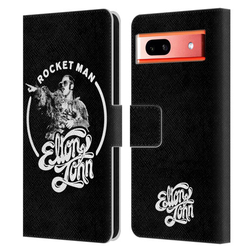 Elton John Rocketman Key Art 2 Leather Book Wallet Case Cover For Google Pixel 7a