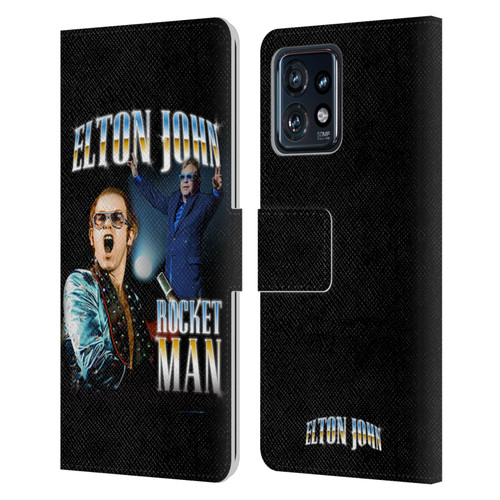 Elton John Rocketman Key Art Leather Book Wallet Case Cover For Motorola Moto Edge 40 Pro