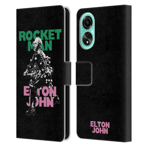 Elton John Rocketman Key Art 5 Leather Book Wallet Case Cover For OPPO A78 4G