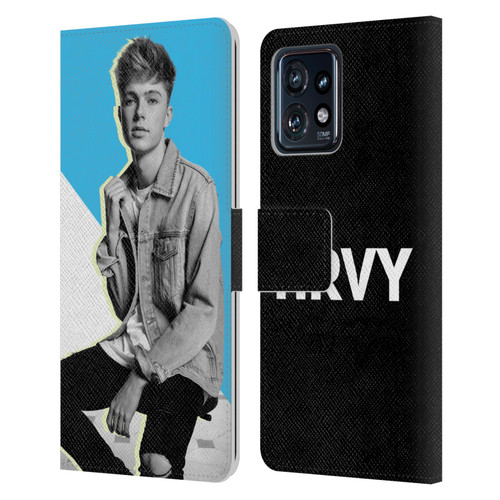 HRVY Graphics Calendar 3 Leather Book Wallet Case Cover For Motorola Moto Edge 40 Pro