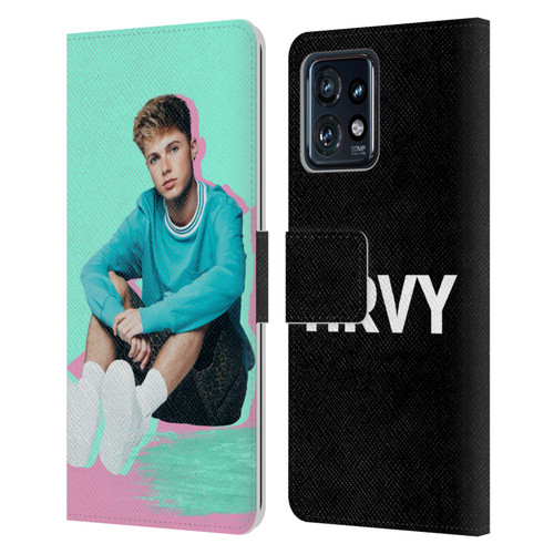 HRVY Graphics Calendar Leather Book Wallet Case Cover For Motorola Moto Edge 40 Pro