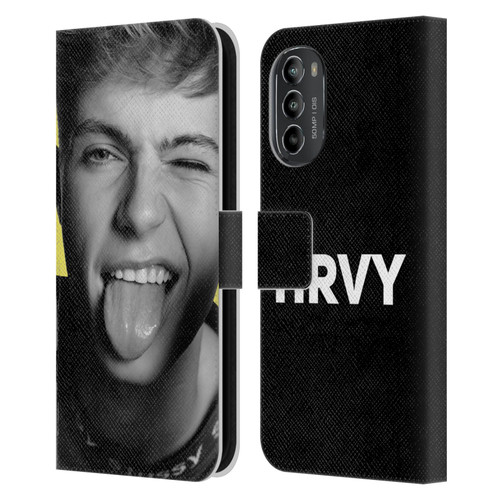 HRVY Graphics Calendar 5 Leather Book Wallet Case Cover For Motorola Moto G82 5G