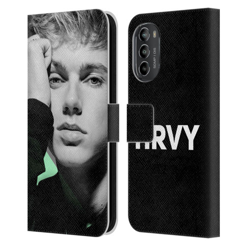 HRVY Graphics Calendar 7 Leather Book Wallet Case Cover For Motorola Moto G82 5G