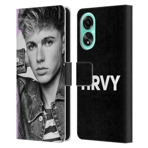 HRVY Graphics Calendar 12 Leather Book Wallet Case Cover For OPPO A78 4G