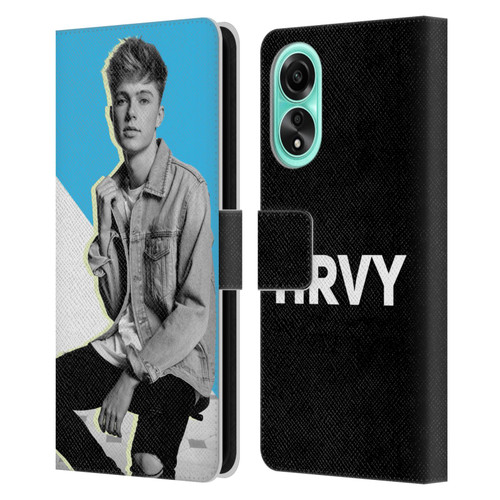 HRVY Graphics Calendar 3 Leather Book Wallet Case Cover For OPPO A78 4G