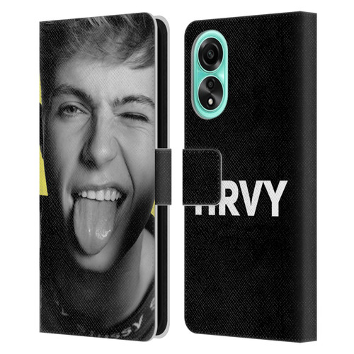 HRVY Graphics Calendar 5 Leather Book Wallet Case Cover For OPPO A78 4G