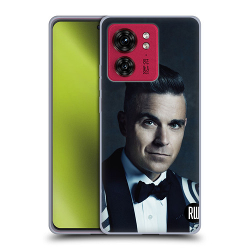 Robbie Williams Calendar Printed Tux Soft Gel Case for Motorola Moto Edge 40