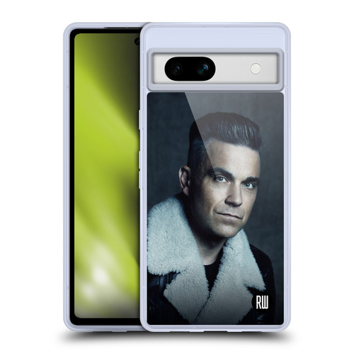 Robbie Williams Calendar Leather Jacket Soft Gel Case for Google Pixel 7a