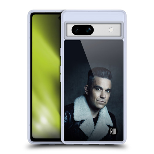 Robbie Williams Calendar Leather Jacket Soft Gel Case for Google Pixel 7a