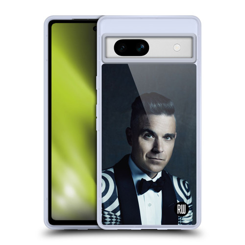 Robbie Williams Calendar Printed Tux Soft Gel Case for Google Pixel 7a