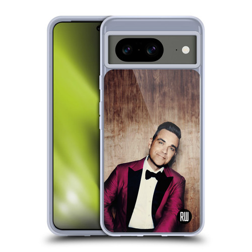 Robbie Williams Calendar Magenta Tux Soft Gel Case for Google Pixel 8