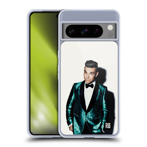 Robbie Williams Calendar White Background Soft Gel Case for Google Pixel 8 Pro