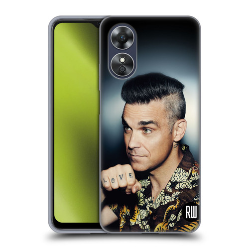 Robbie Williams Calendar Love Tattoo Soft Gel Case for OPPO A17