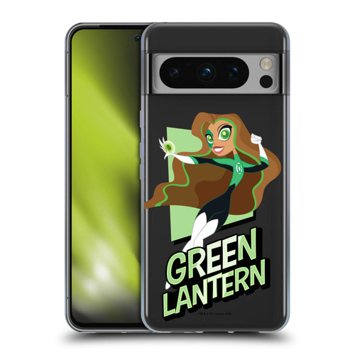 DC Super Hero Girls Characters Green Lantern Soft Gel Case for Google Pixel 8 Pro